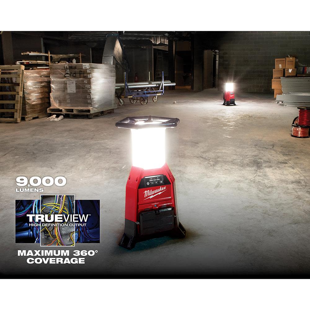 Milwaukee M18 RADIUS Site Light and Charger with ONE-KEY - Ascmtools