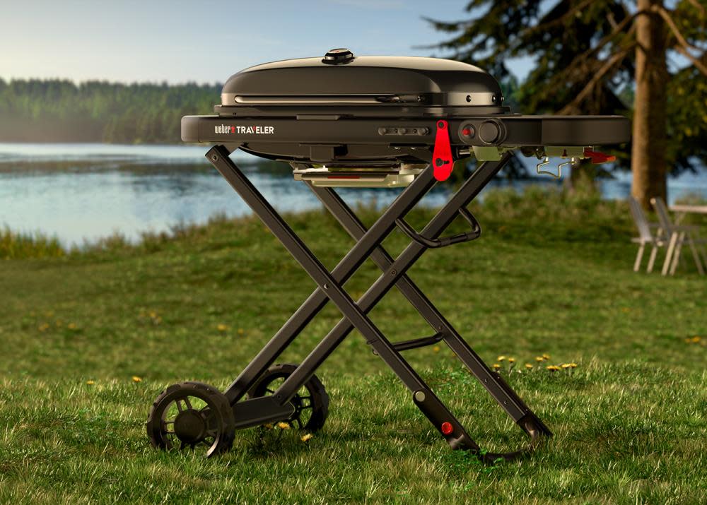 Weber Traveler Stealth Grill Propane Portable - Ascmtools