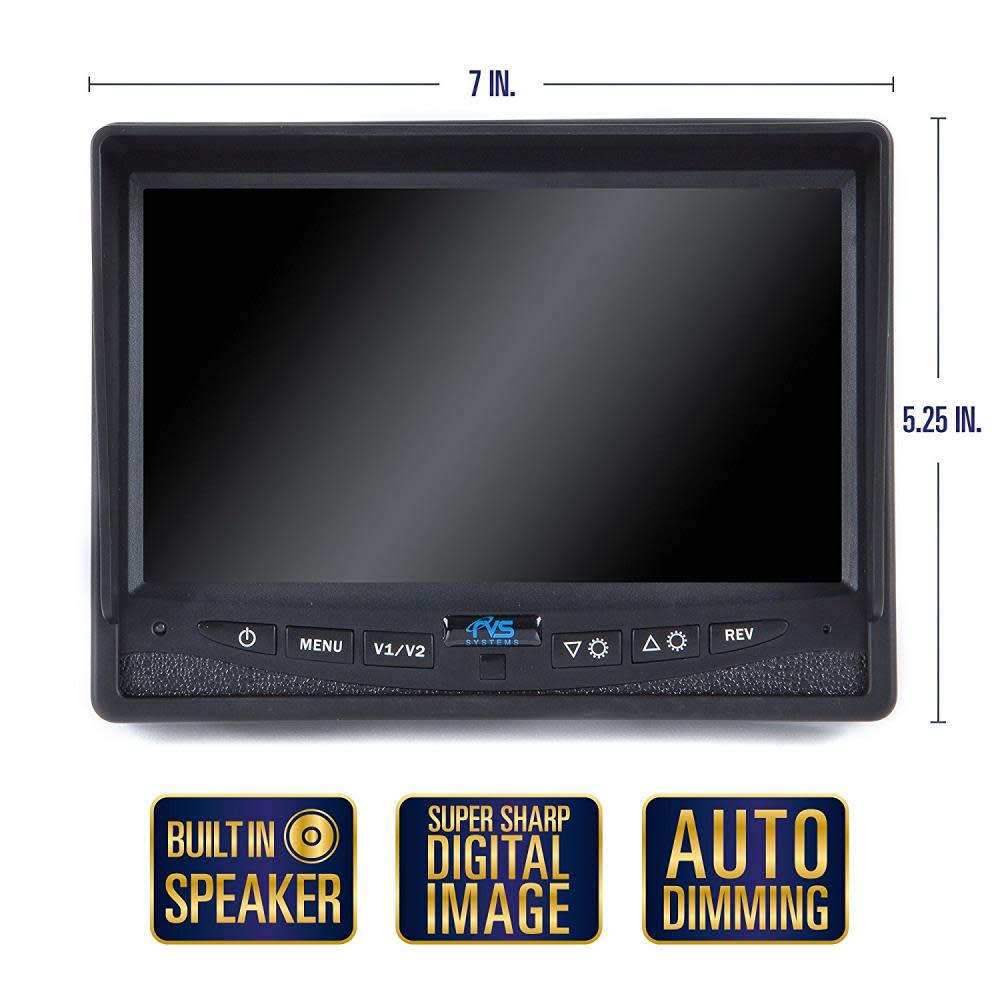 Rear View Safety Backup Camera System with Trailer Tow Quick Connect Kit - Ascmtools