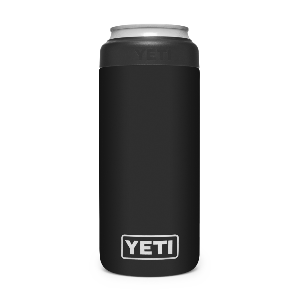 Yeti Rambler Colster Slim Can Insulator – Black - Ascmtools