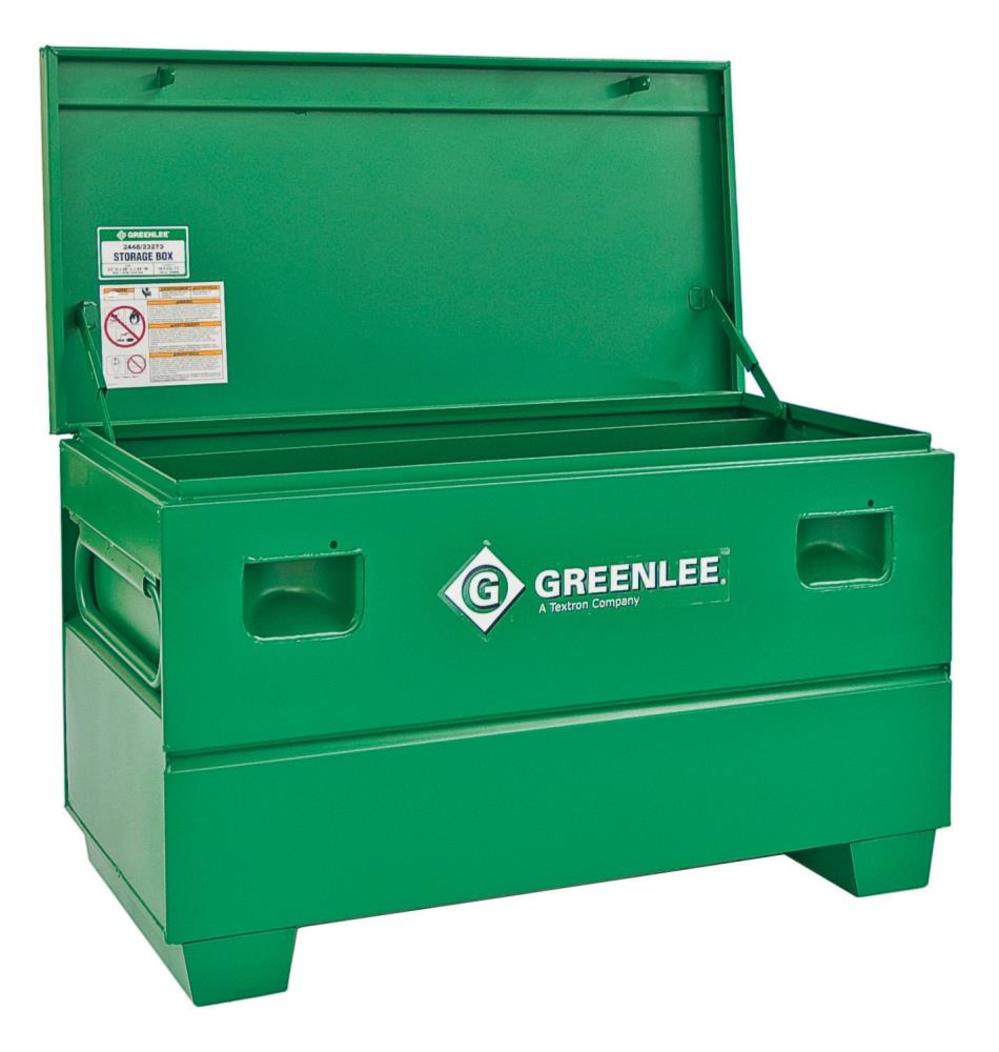Greenlee 24 In. x 48 In. Locking Storage Chest - Ascmtools