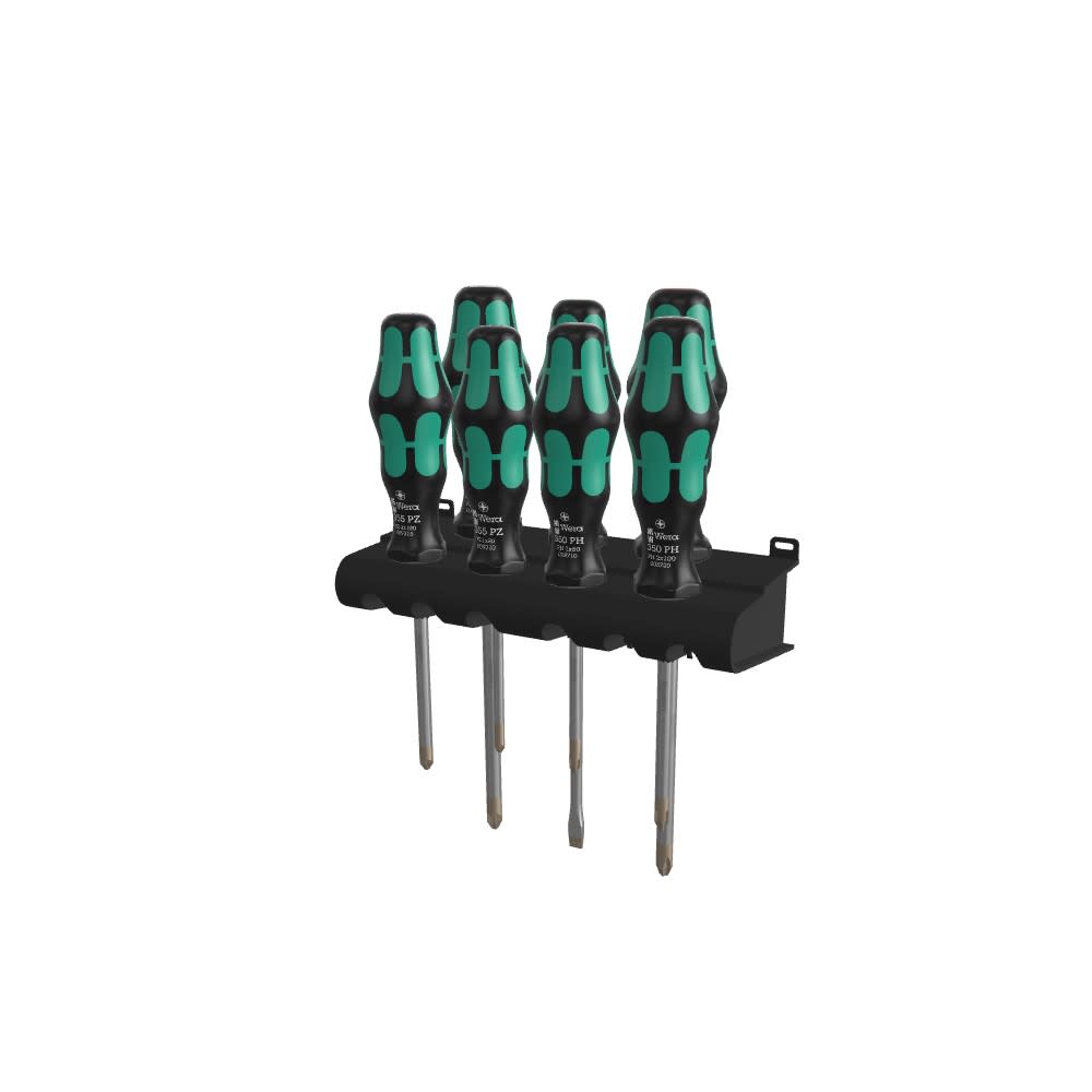 Wera Tools 12pc Kraftform Big Pack 300 Lasertip Screwdriver Set - Ascmtools