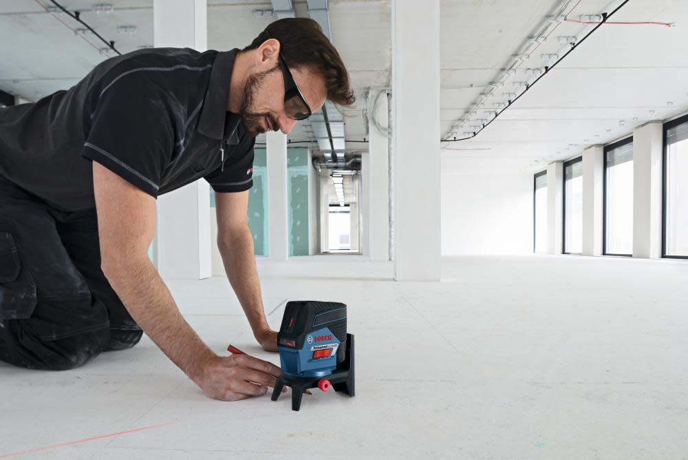 Bosch 12V Max Connected Cross-Line Laser with Plumb Points - Ascmtools