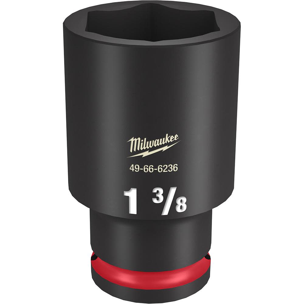 Milwaukee Impact Socket 1/2″ Drive 1 3/8″ Deep 6 Point - Ascmtools