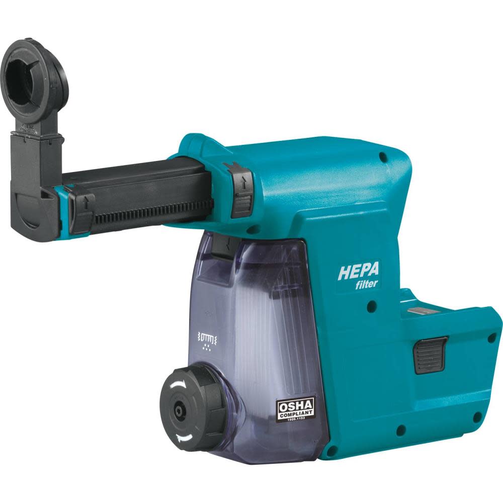 Makita Dust Extractor Attachment with HEPA Filter Cleaning Mechanism - Ascmtools