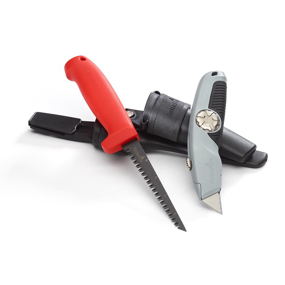 Hultafors Double Holster JS & URA – Jab Saw and Utility Knife - Ascmtools