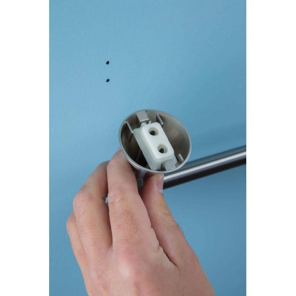 Moen Darcy Brushed Nickel 18″ Towel Bar with Press & Mark Stamp - Ascmtools