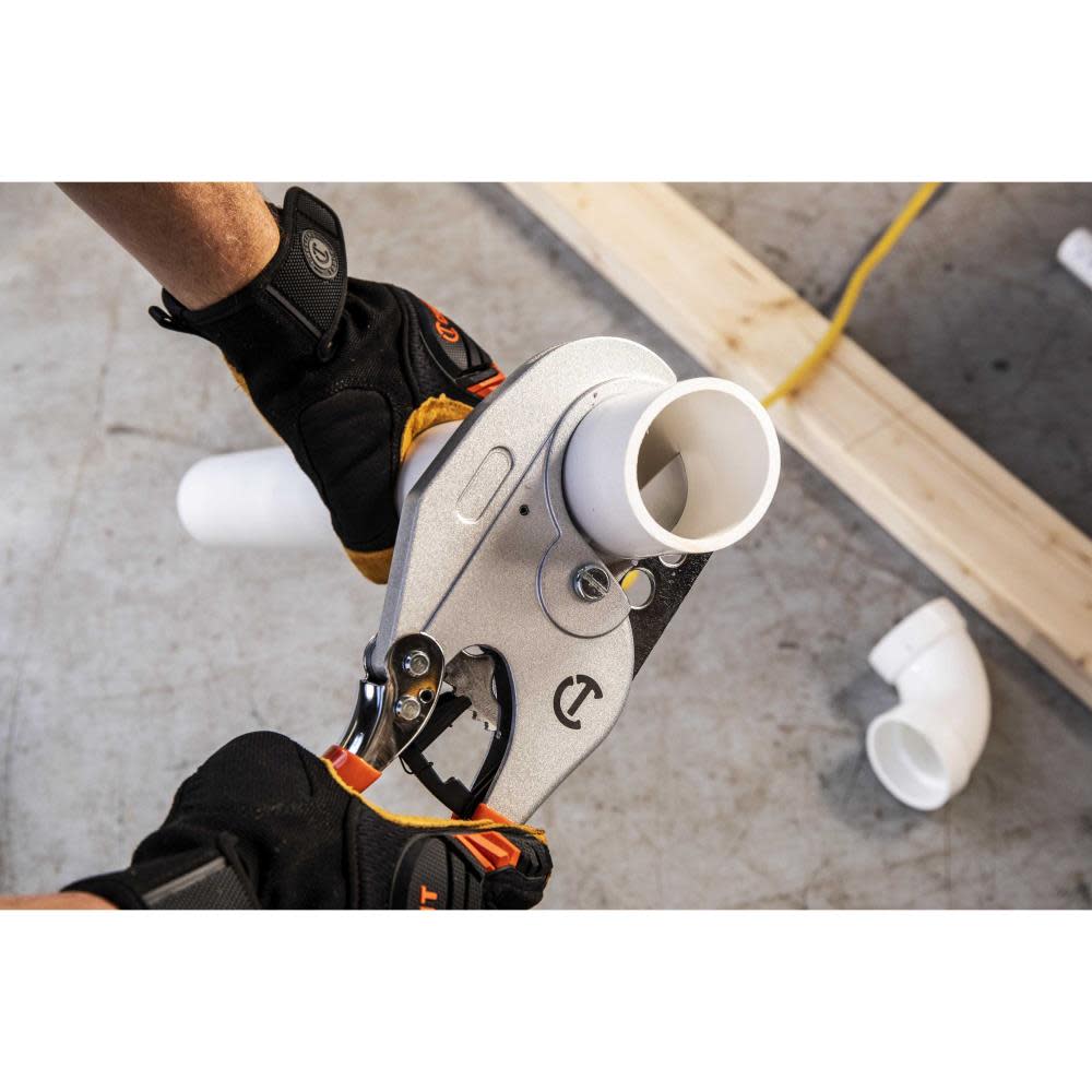 Crescent Ratcheting PVC Pipe Cutter 2 1/8″ - Ascmtools