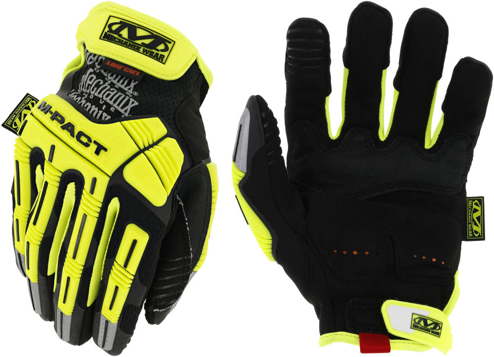 Mechanix Wear Hi-Viz M-Pact D5 Gloves Medium - Ascmtools