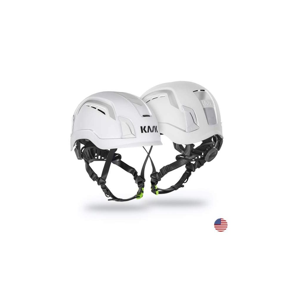 KASK America Zenith X2 Air Hi Viz White Class C Safety Helmet - Ascmtools