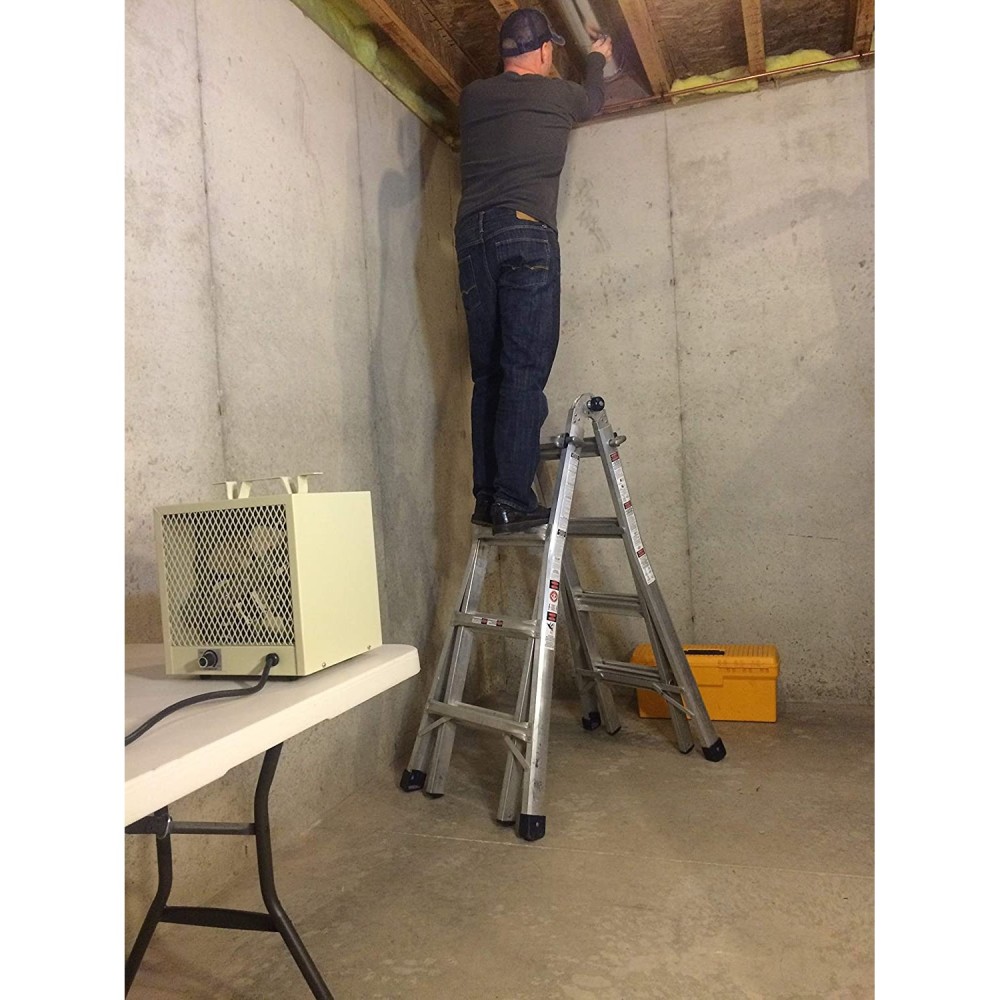 TPI Corporation Heater 208V/240V 1 Phase 4800with 3600W Fan Forced Portable - Ascmtools