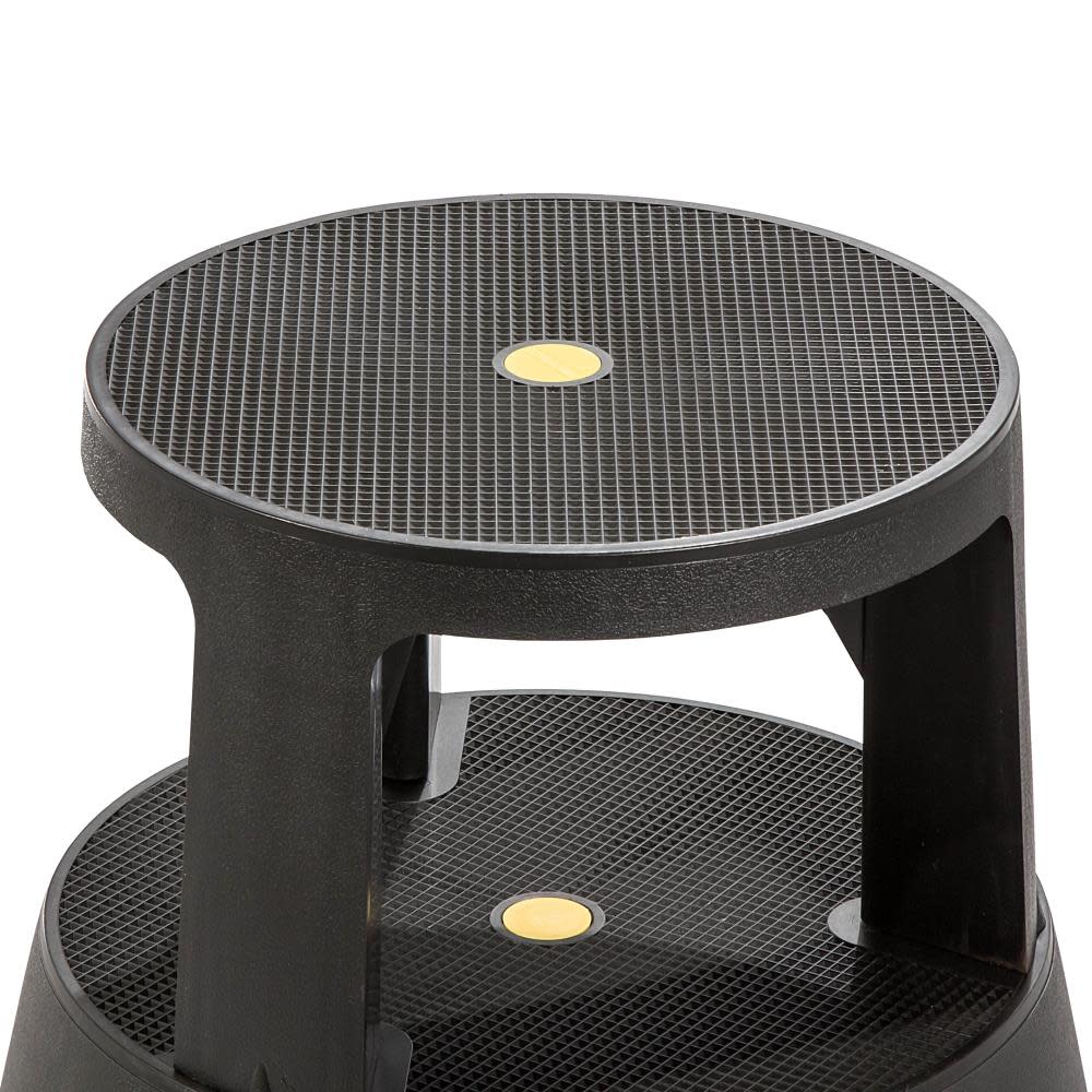 Xtend and Climb 2-Step 300-lb Load Capacity Black Plastic Step Stool - Ascmtools