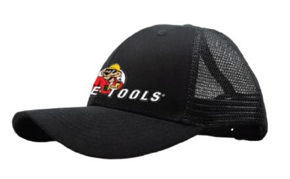 ACME TOOLS Mesh Back Cap Jet Black OSFM - Ascmtools