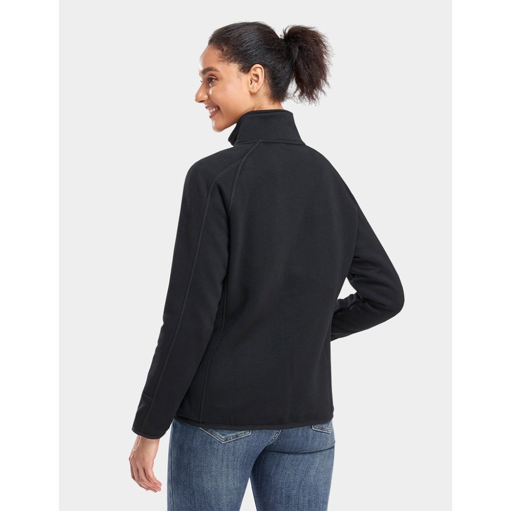 ORORO Womens Black Heated Fleece Jacket Kit 2X - Ascmtools