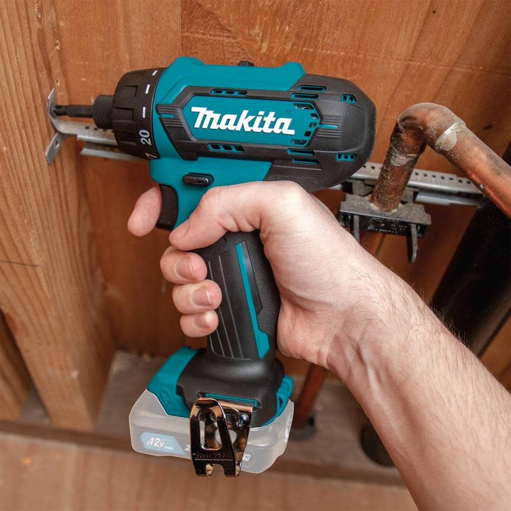 Makita 12V Max CXT Lithium-Ion Cordless 1/4 In. Hex Driver-Drill Tool Only - Ascmtools