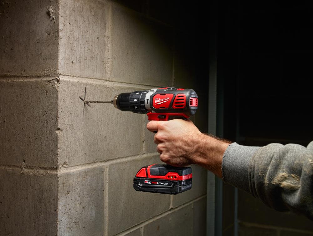 Milwaukee M18 Compact 1/2″ Hammer Drill/Driver Bare Tool Reconditioned - Ascmtools