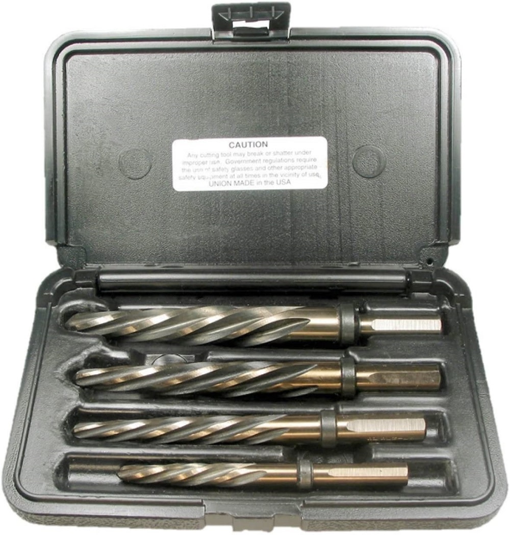 Viking Drill Type 50-UB Standard Flute Magnum Super Premium Car Reamer – 4 Piece Set - Ascmtools