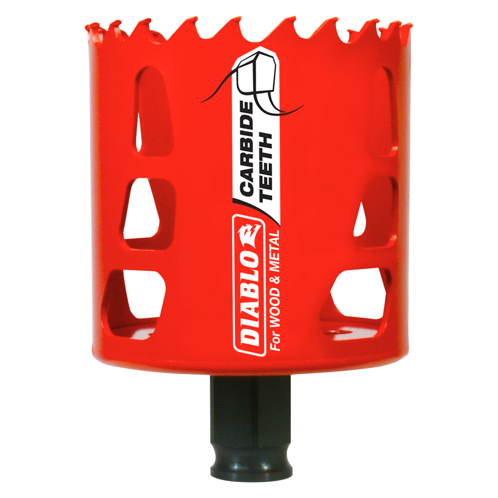 Diablo Tools 2-9/16″ (65mm) Carbide-Tip Wood & Metal Holesaw - Ascmtools