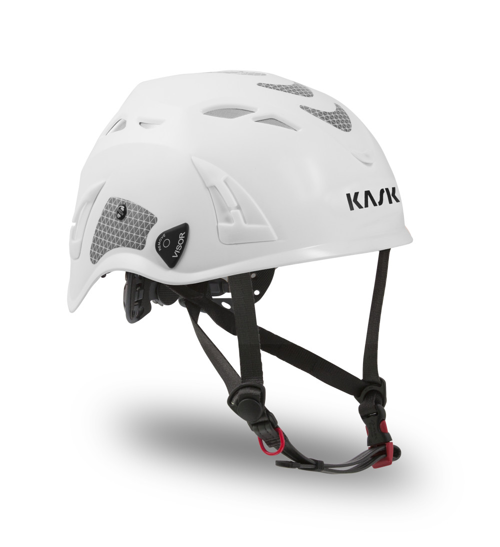 KASK America SUPERPLASMA HD HI VIZ Ventilated Work/Rescue Helmet – White - Ascmtools