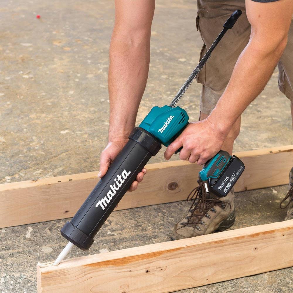 Makita LXT 18 Volt Lithium-Ion 29 oz Cordless Caulk and Adhesive Kit 5.0 Ah - Ascmtools