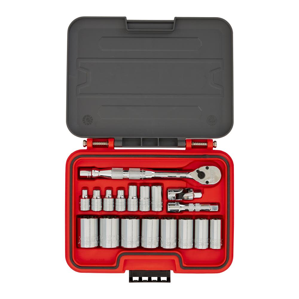Proto Socket Set 3/8 DR 19pc SAE 12pt AERO - Ascmtools