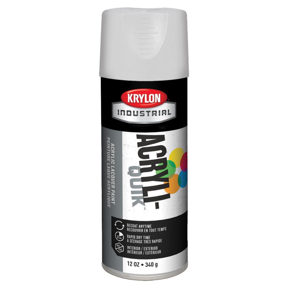 Krylon Industrial Acryli-Quik Gloss White 12 oz. - Ascmtools