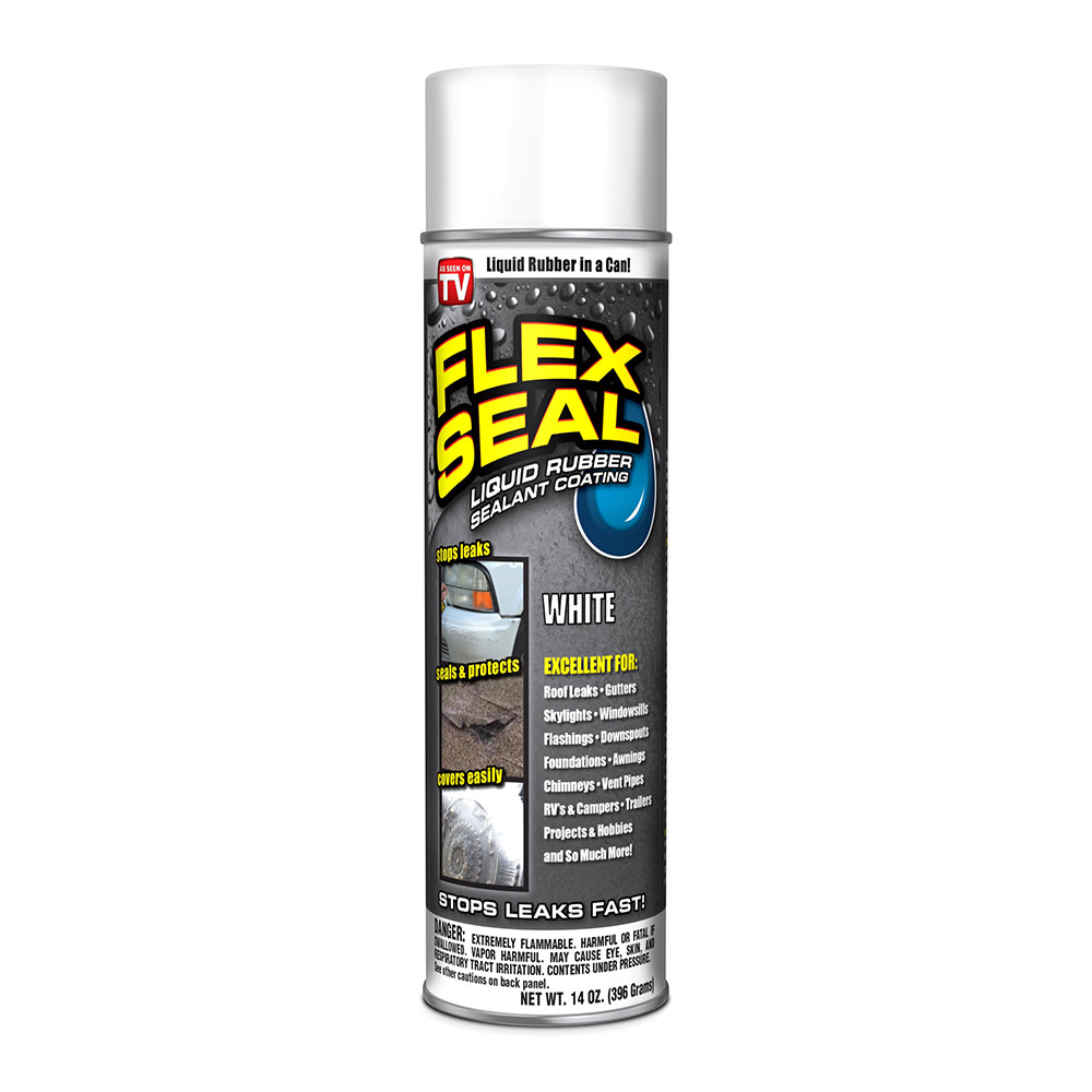 Flex Seal 14 oz Spray Rubber Sealant – White - Ascmtools