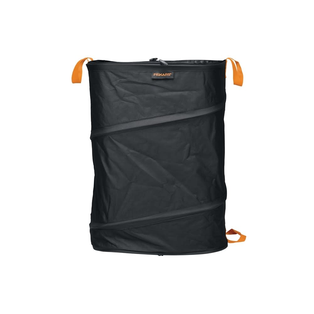 Fiskars 46 Gallon Black Square Collapsible Garden Bag - Ascmtools