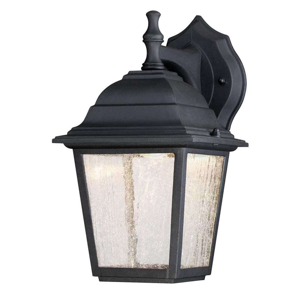 Westinghouse One-Light Lantern Integrated LED Outdoor Wall Black - Ascmtools