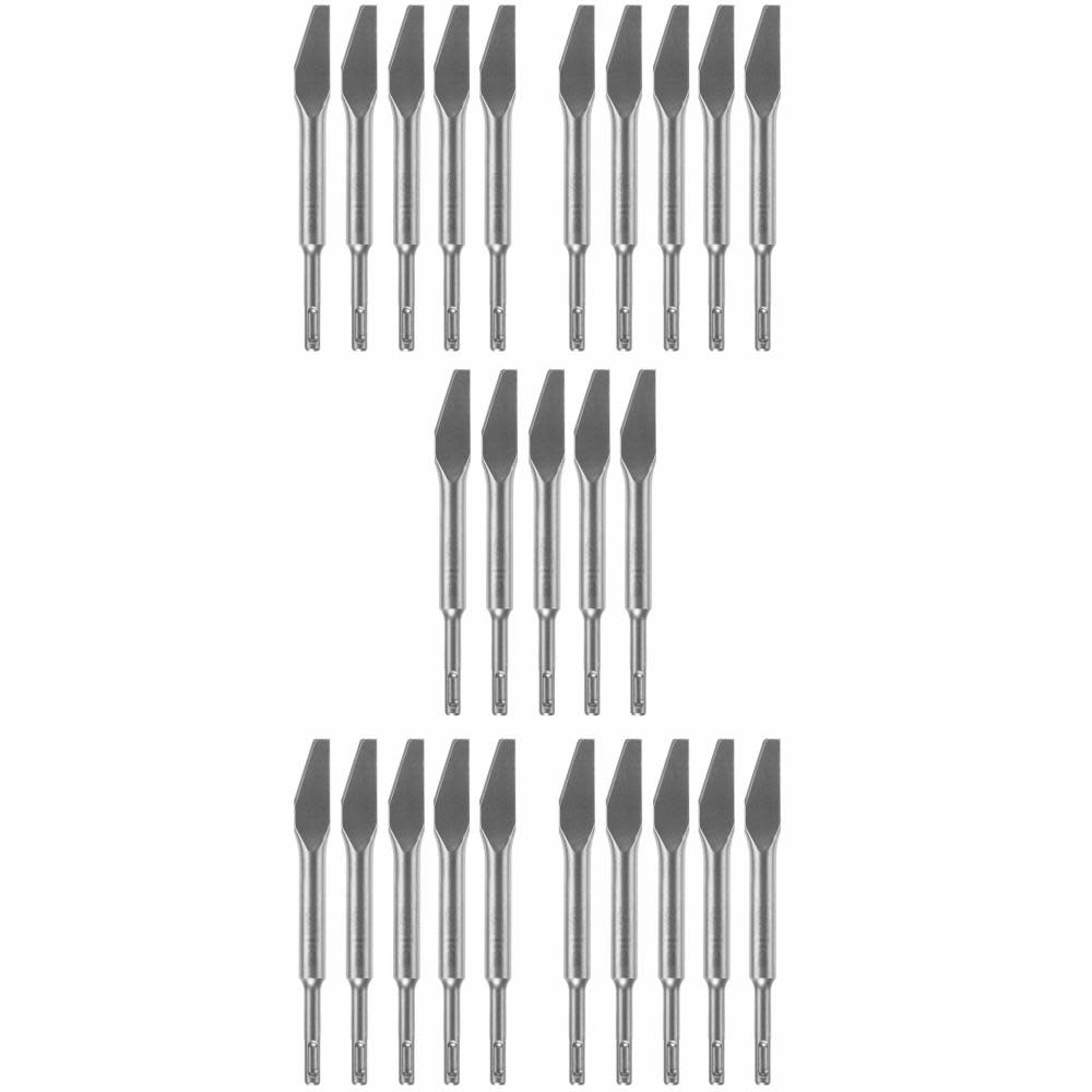 Bosch 25pc 1/8″ Mortar Knife SDS plus Bulldog Xtreme Hammer Steel - Ascmtools