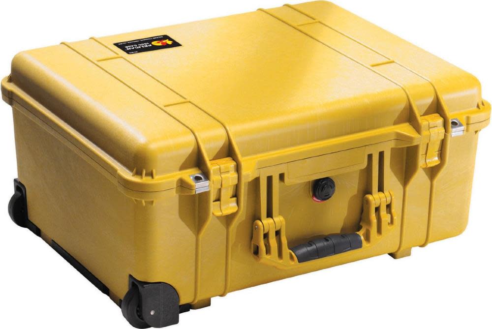 Pelican 1560 Yellow Hard Case 20.37In x 15.43In x 9.00In ID - Ascmtools