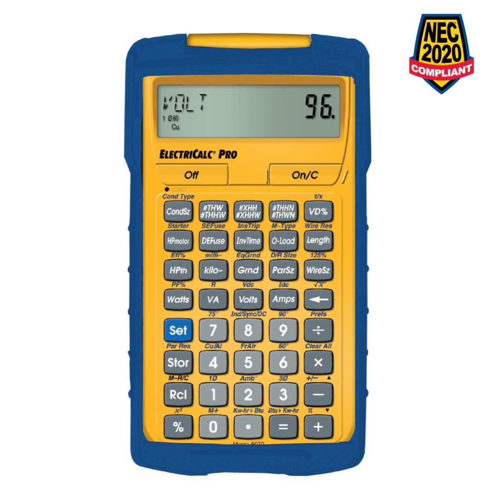 Calculated Industries ElectriCalc Pro Electrical Code Calculator - Ascmtools
