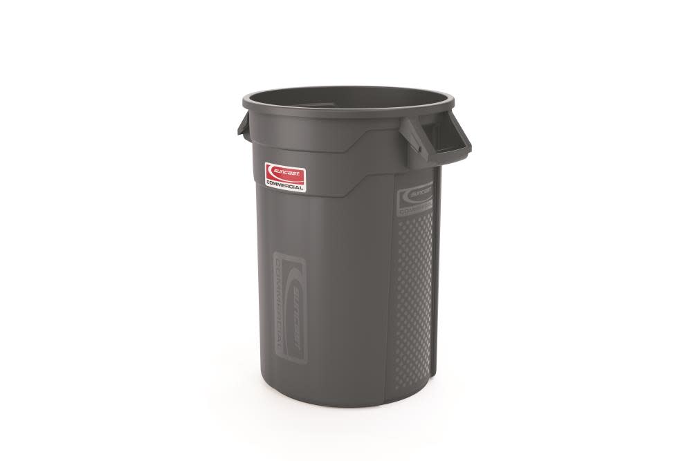 Suncast Utility Trash Can 32 Gallon - Ascmtools