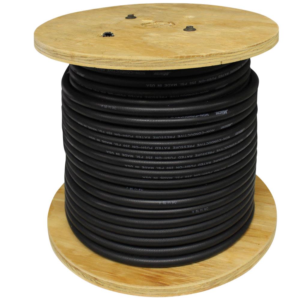 Milton 1629-100 100 Foot 3/8″ ID Push On and Lock Hose - Ascmtools