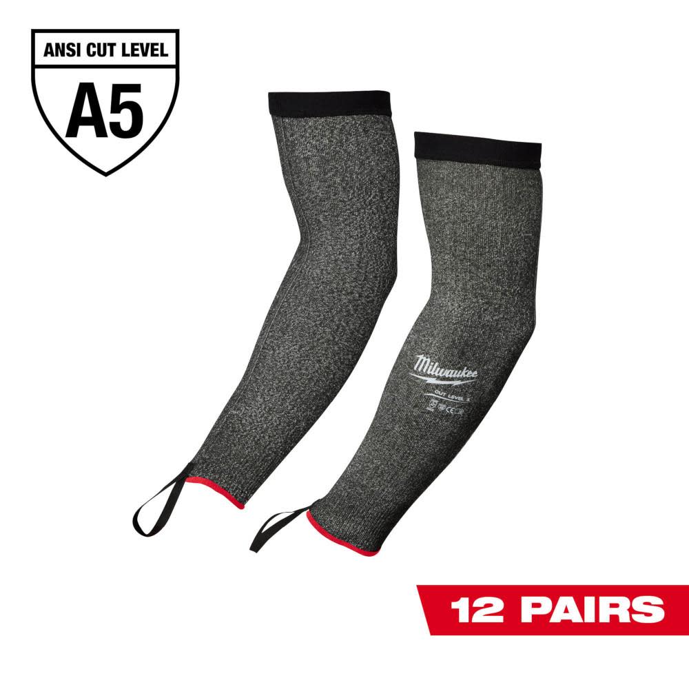 Milwaukee Cut Level 5 Protective Sleeves 18″ - Ascmtools
