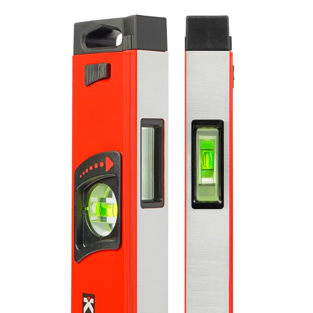 Kapro Vulcan 72 In. Box Level with Magnified Vial and Plumb Site - Ascmtools