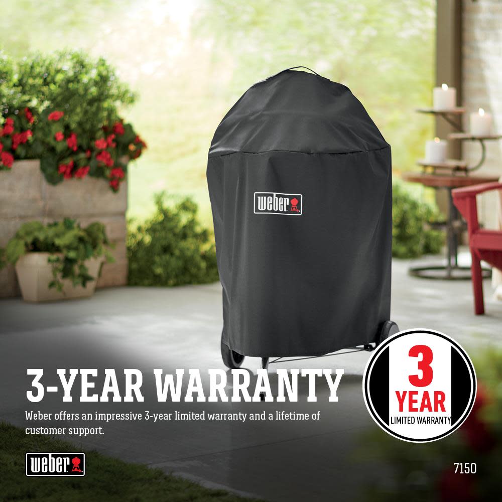 Weber Premium 22 inch Charcoal Grill Cover - Ascmtools