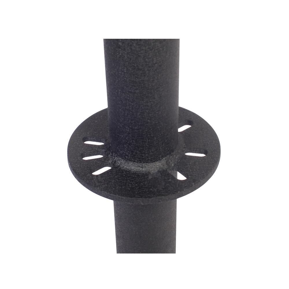 Trailer Valet Blackout 2000 lbs Side Wind A-Frame Center Mount Jack – 15 inch travel - Ascmtools