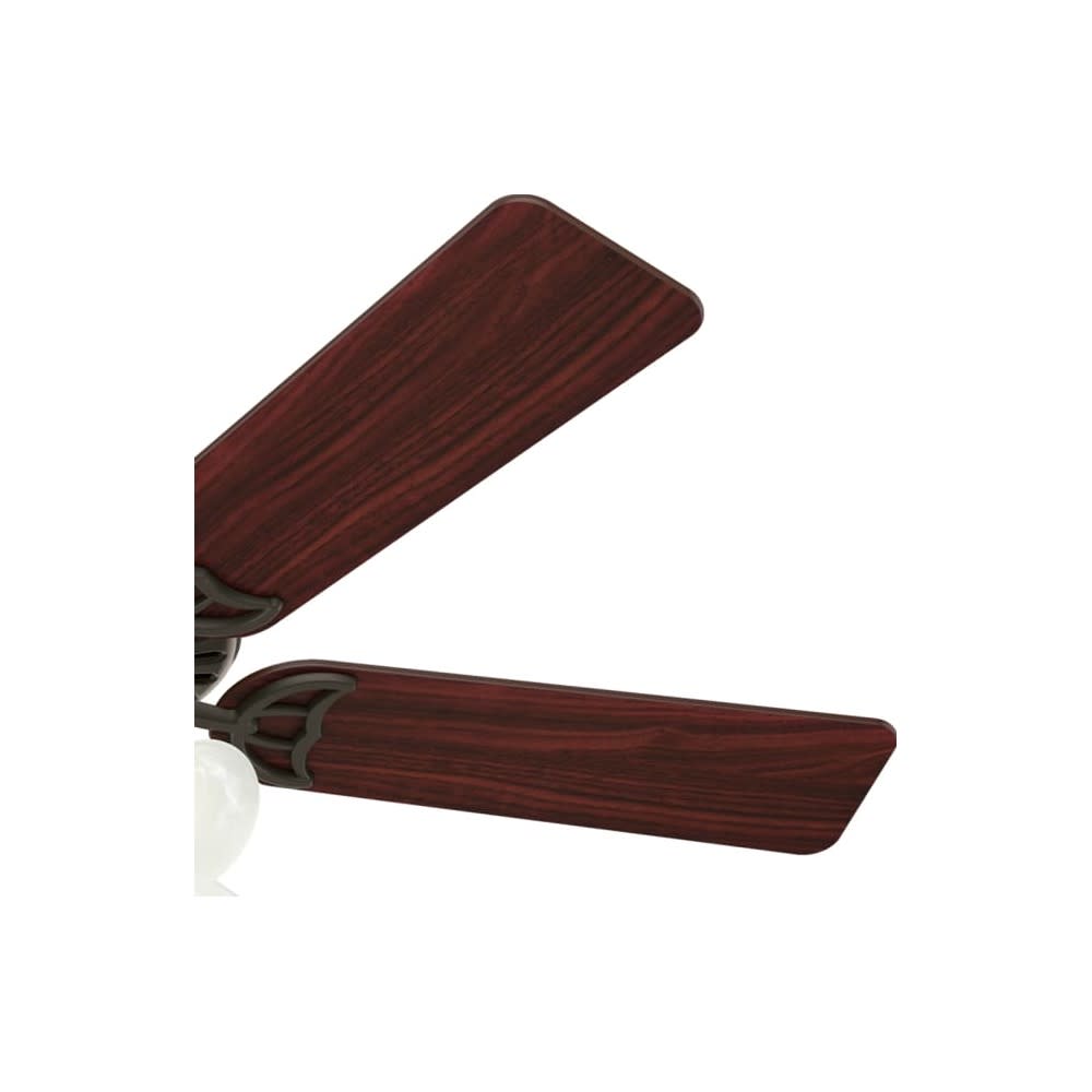 Hunter Fan Studio Series Ceiling Fan 52″ New Bronze Cherry/Walnut - Ascmtools