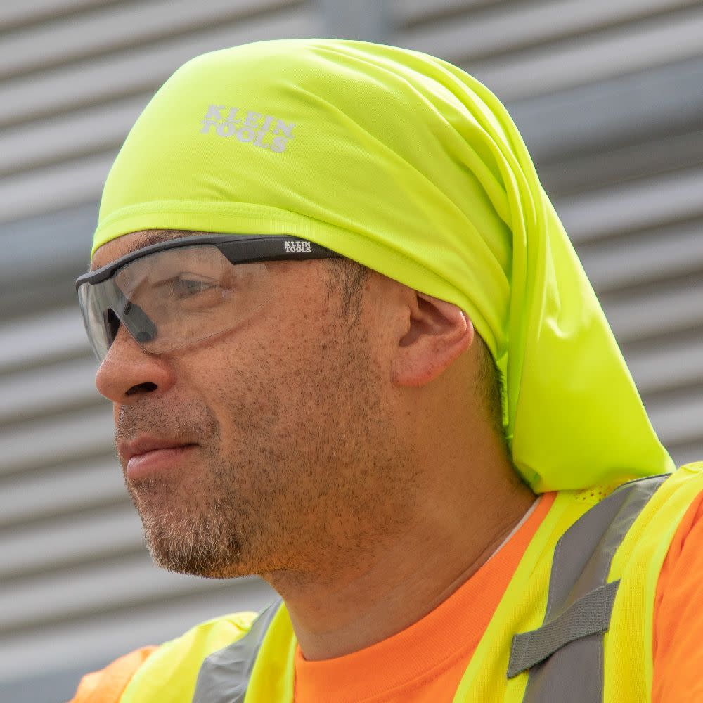 Klein Tools Cooling Neck and Face Band Hi-Viz Yellow - Ascmtools