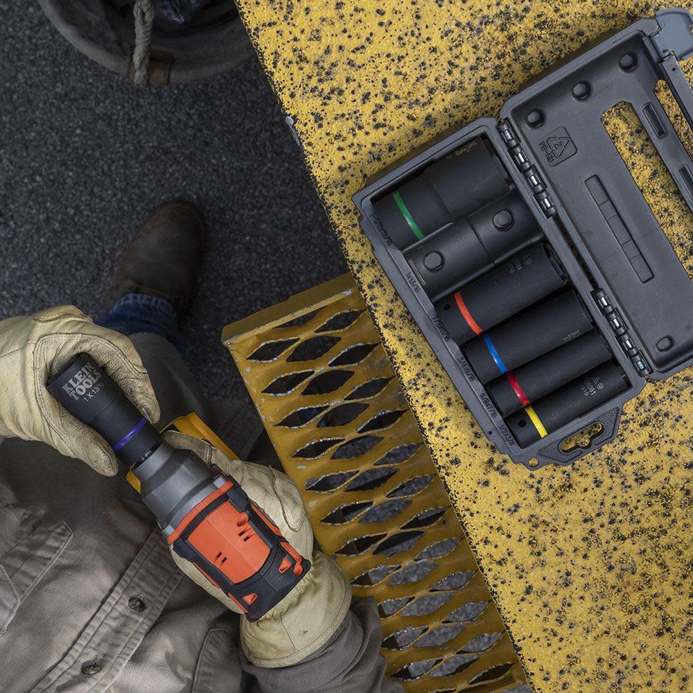 Klein Tools 2-in-1 Socket Set 6 Point 6pc - Ascmtools