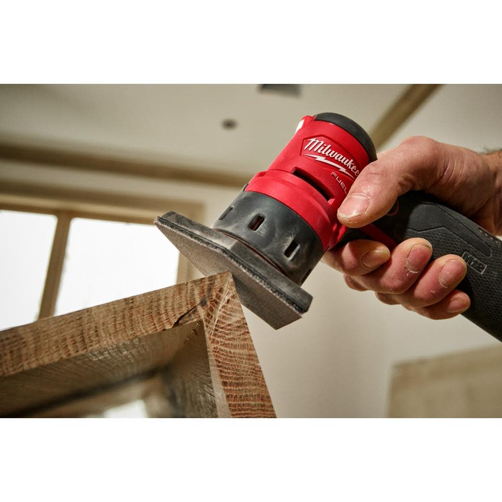 Milwaukee 400 Grit Mesh Sanding Sheets for M12 Orbital Detail Sander 12pk - Ascmtools