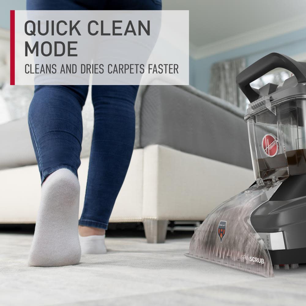 Hoover Residential Vacuum PowerScrub XL Pet Upright Carpet Cleaner Machine - Ascmtools
