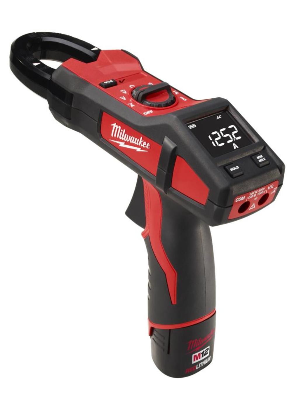 Milwaukee M12 True RMS Clamp-Gun Cordless Clamp Meter Kit for HVAC - Ascmtools