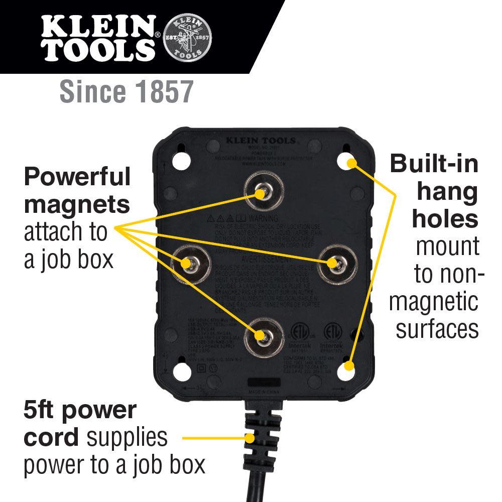 Klein Tools PowerBox 1 Magnetic Mounting - Ascmtools