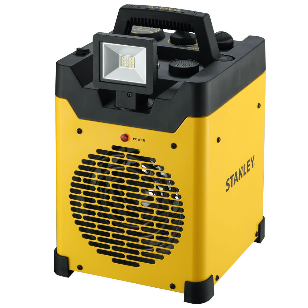Stanley 1500W Heavy Duty Portable Heater with Light and USB - Ascmtools