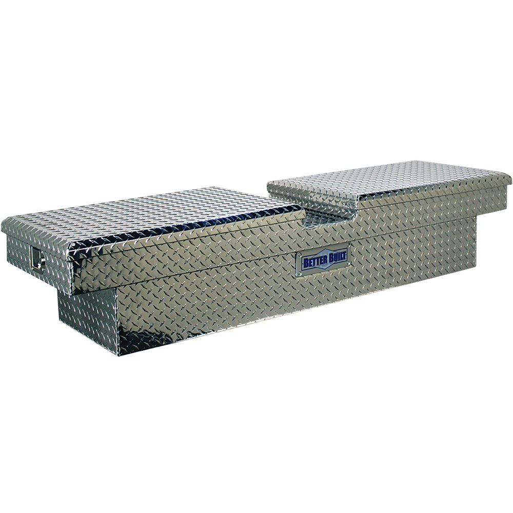 Better Built 71″ Gull Wing Truck Tool Box BRITE ALUMINUM - Ascmtools