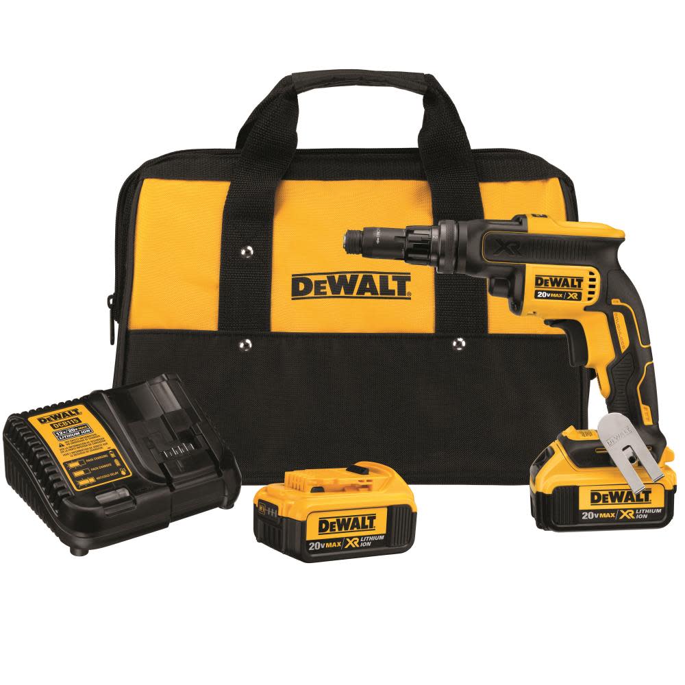DEWALT 20 V MAX* XR Versa-Clutch Adjustable Torque Screwgun Kit - Ascmtools