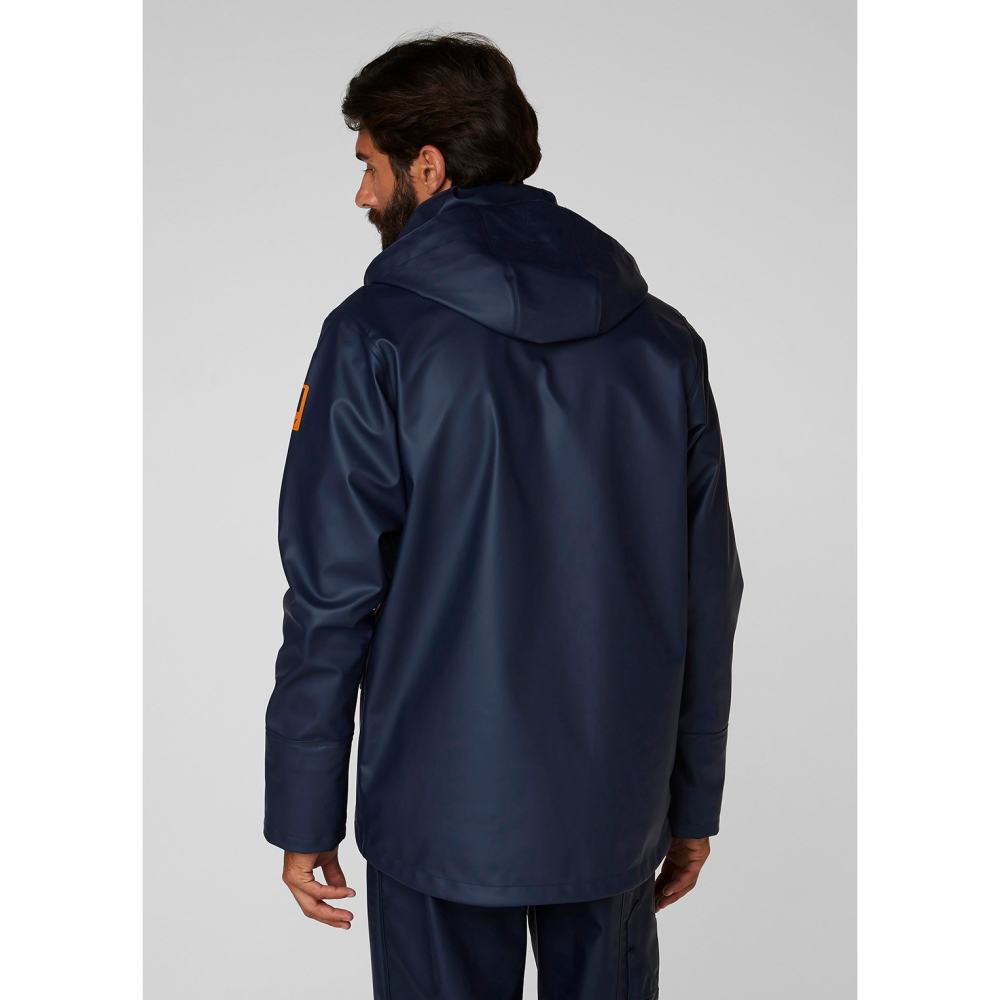 Helly Hansen PU Gale Waterproof Rain Jacket Navy Medium - Ascmtools