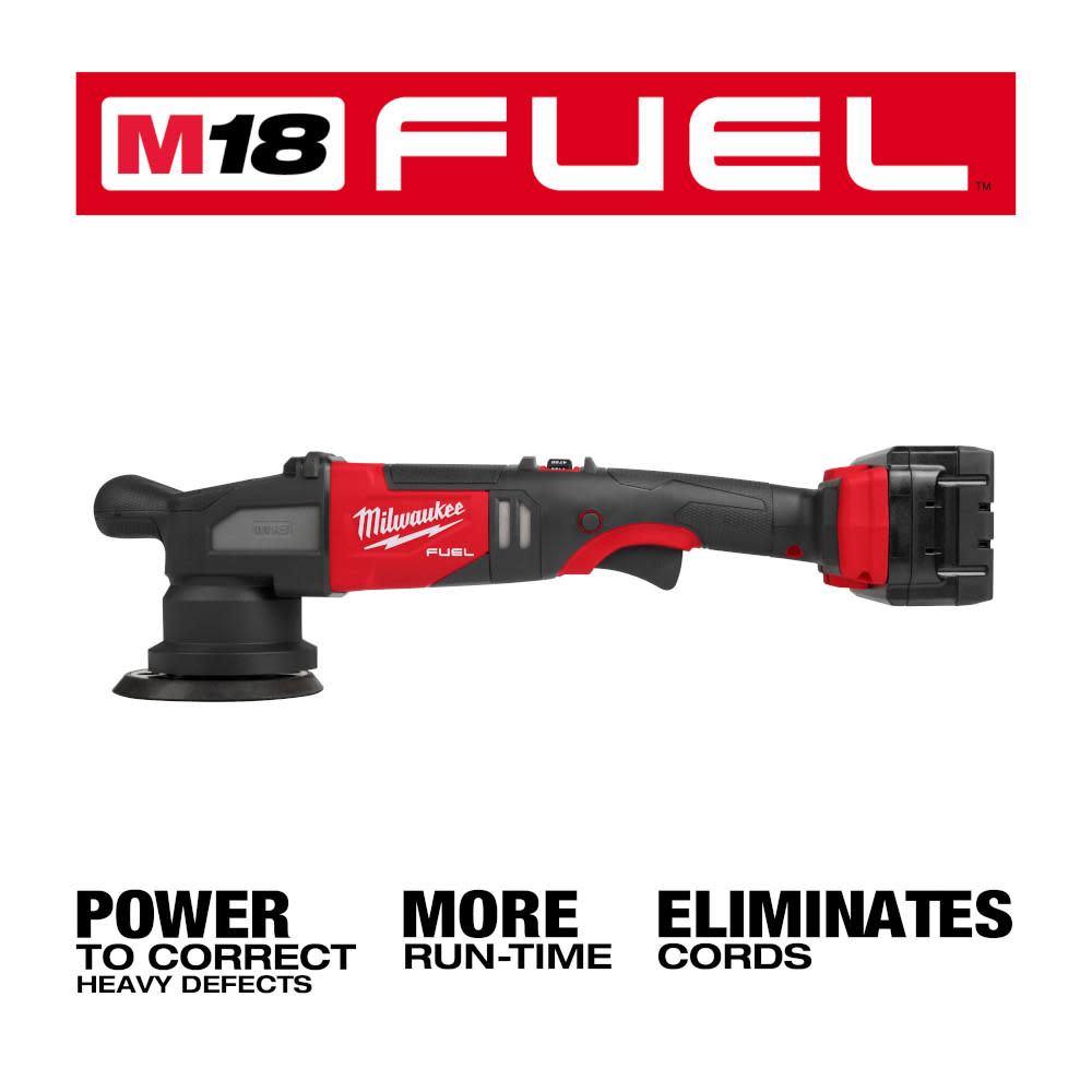 Milwaukee M18 FUEL 15mm Random Orbital Polisher Kit - Ascmtools